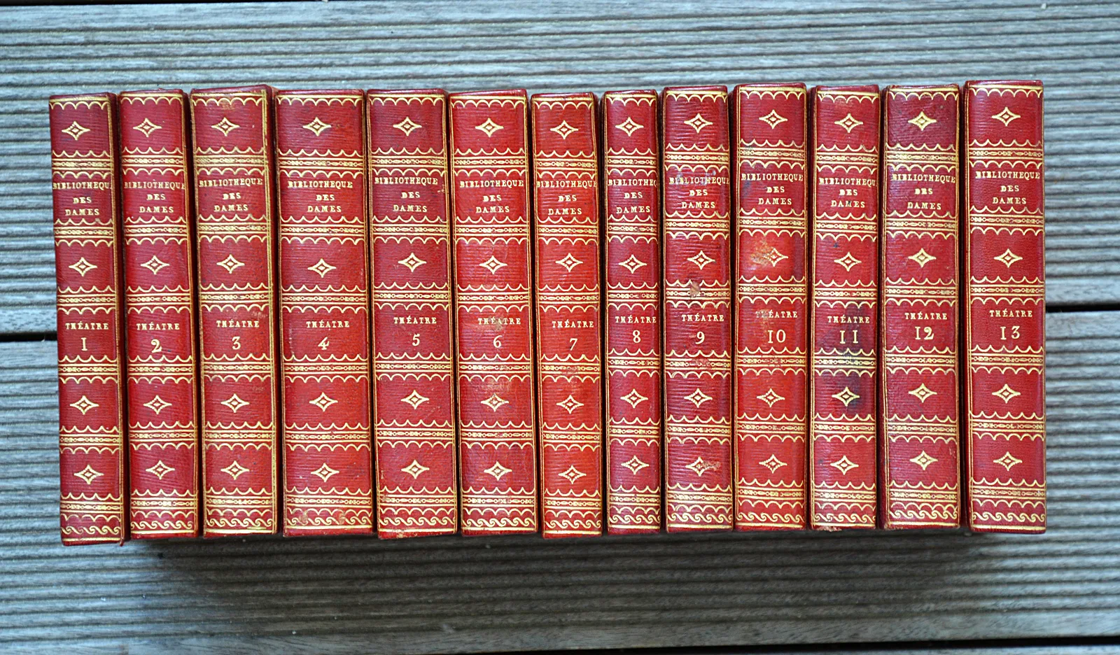 Bibliothèque Universelle des Dames. (1/12) — MOLIÈRE / CORNEILLE (Pierre & Thomas) / ROTROU (Jean de), 1785 — Theatre