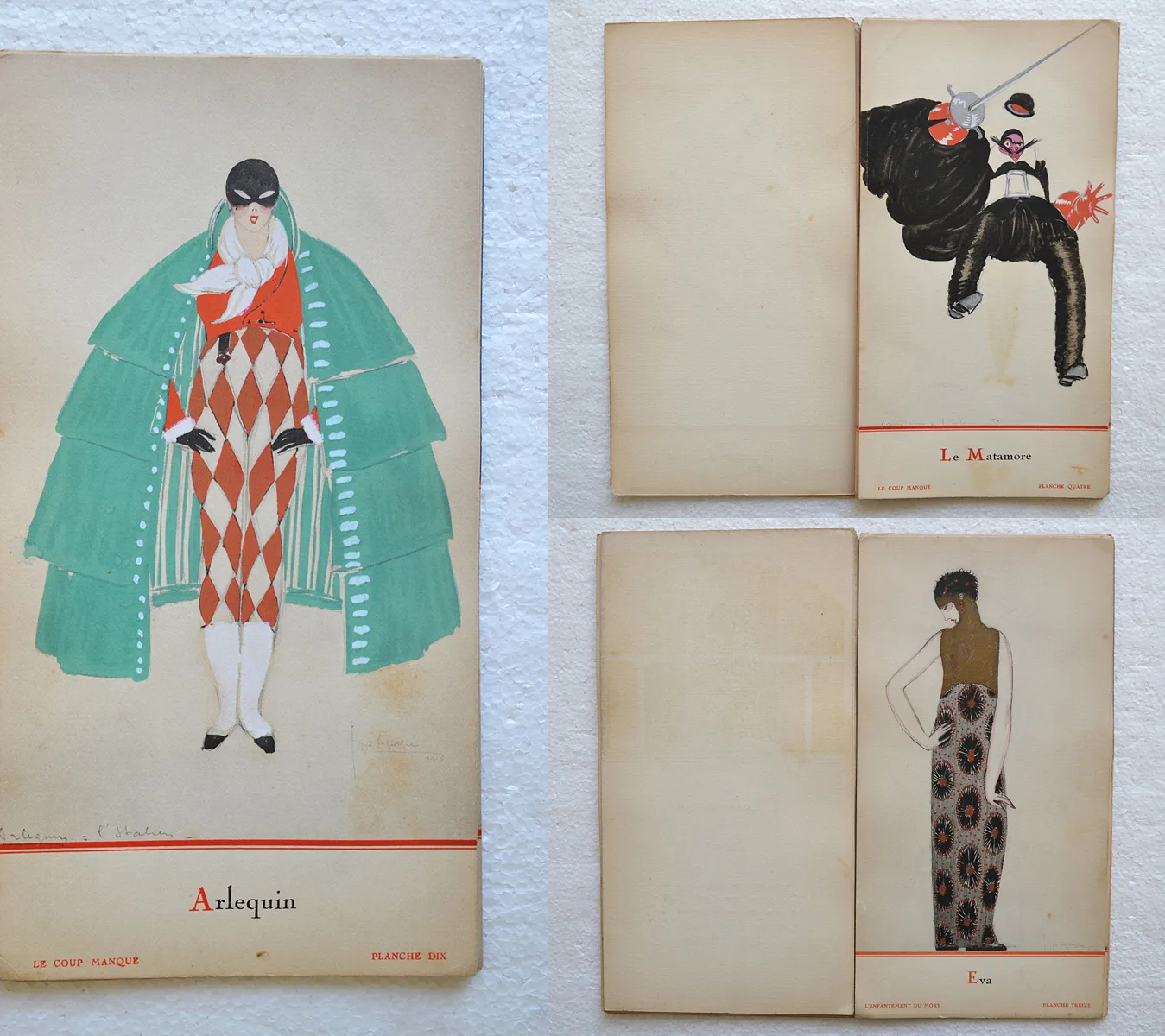 Costumes de théâtre, ballets et divertissements (1/12) — LEPAPE (Georges), 1920 — Mode