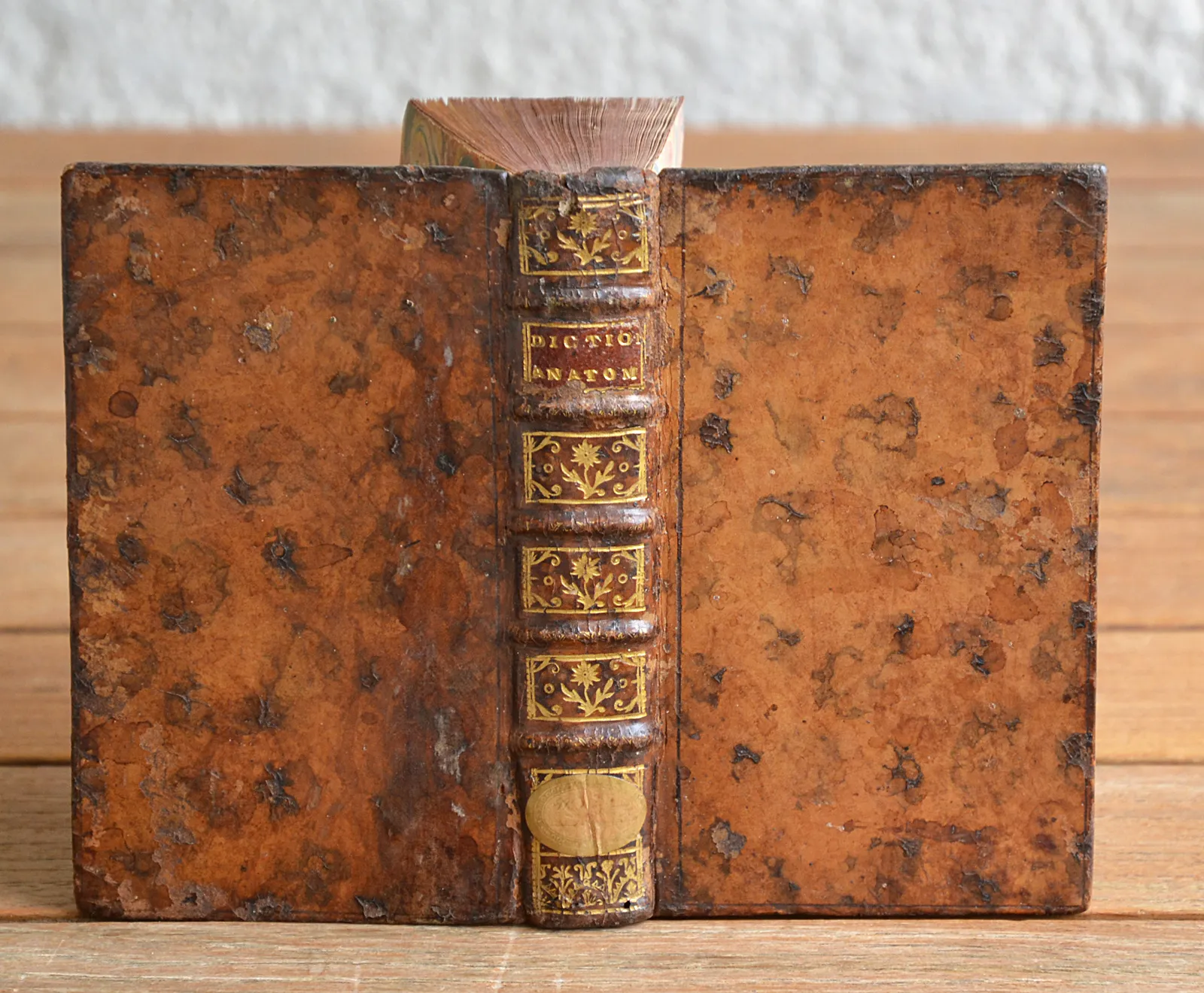 Dictionnaire anatomique, latin-françois (1/12) — [PÉRAS (Jacques)], 1753 — Medecine