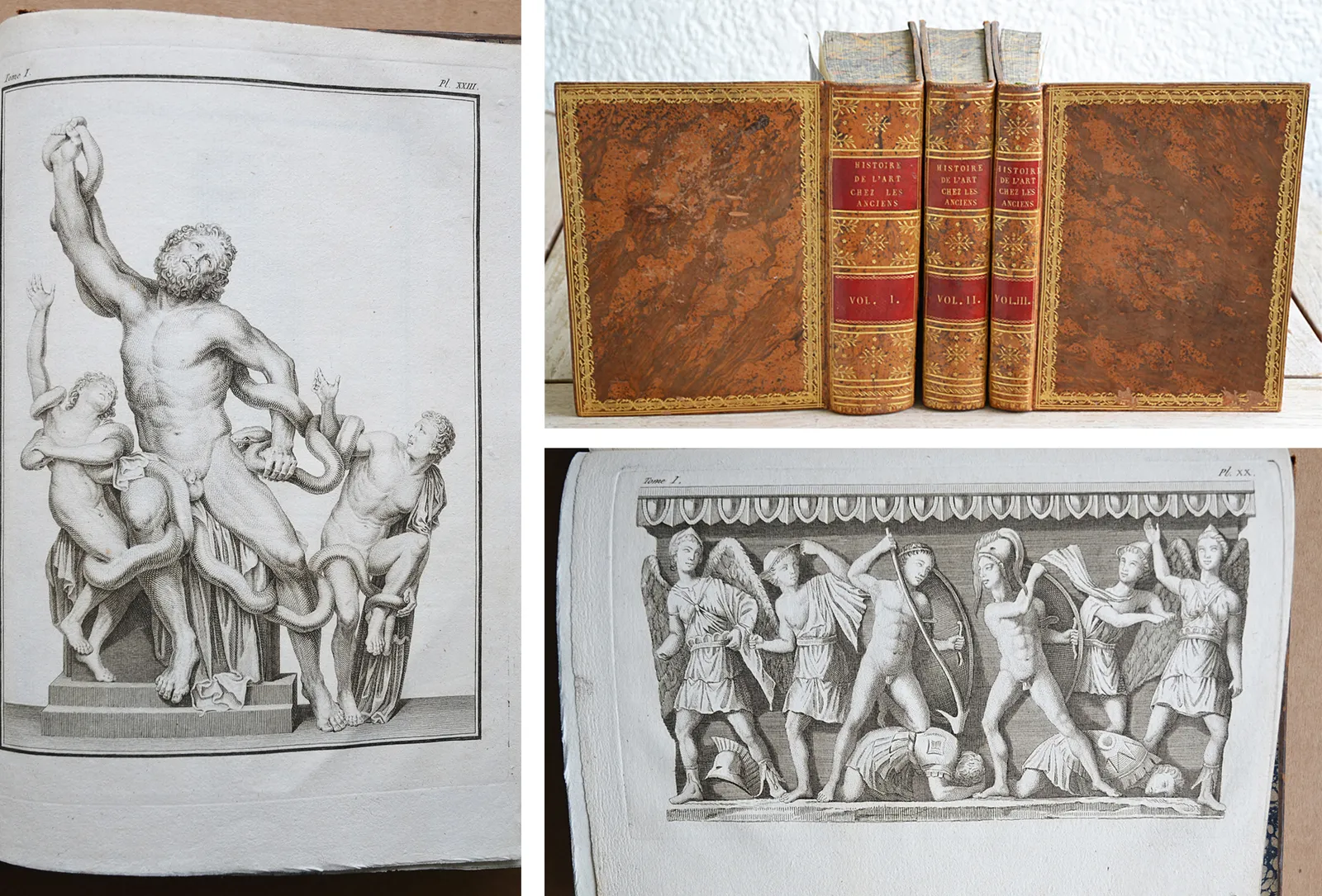 Histoire de l’art chez les anciens. (1/11) — WINCKELMANN (Johann Joachim), 1802 — Illustres anciens