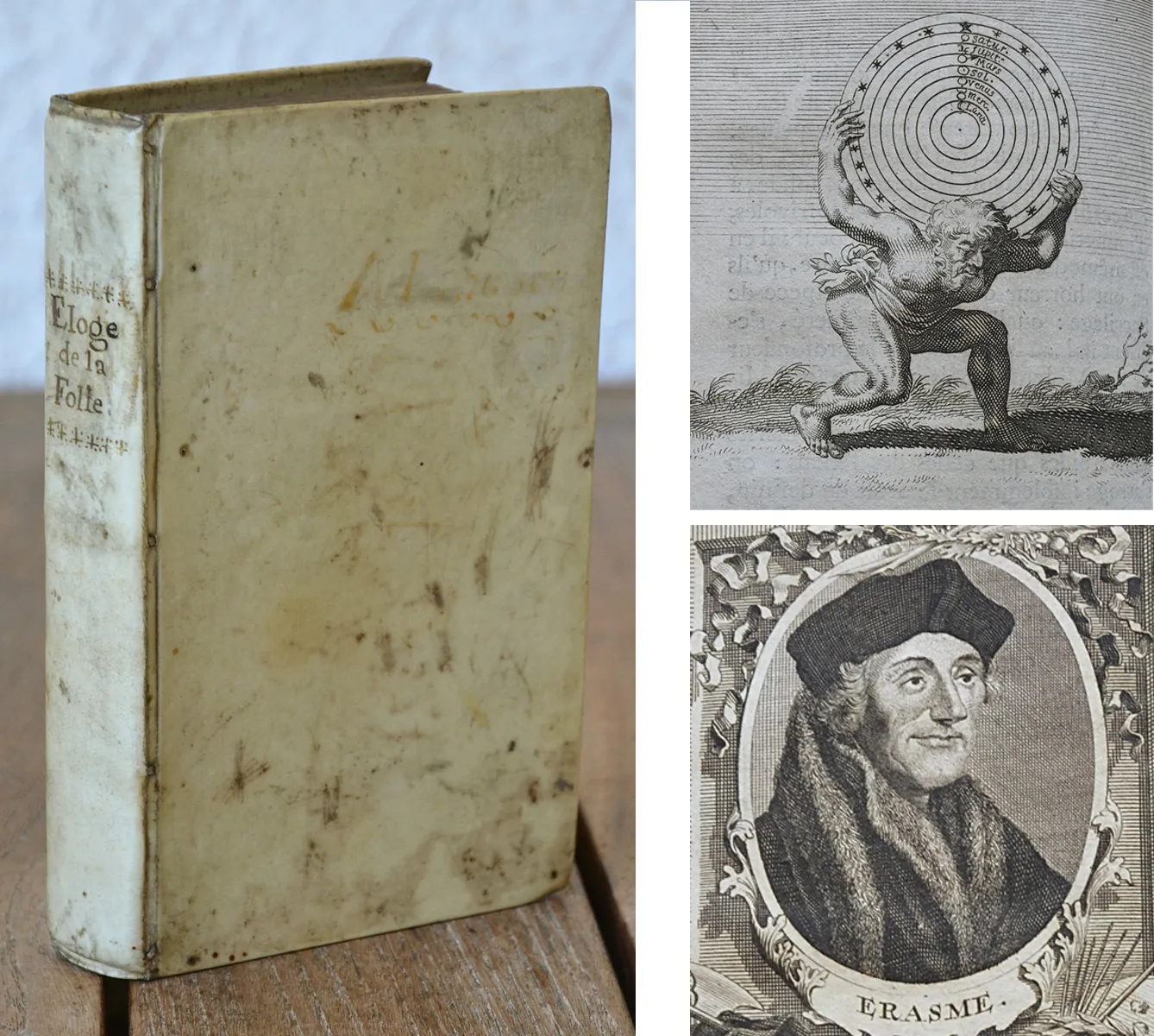 L’éloge de la folie, composé en forme de déclamation par Erasme de Rotterdam. (1/12) — ÉRASME, Didier (pseudonyme de Geert Geertsz, humaniste ; 1466-1536), 1713 — Litterature