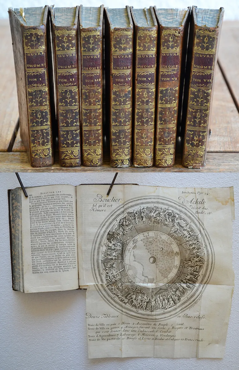 L’Iliade traduite en vers, avec des remarques & un discours sur Homère. (1/12) — HOMÈRE, 1772 — Litterature
