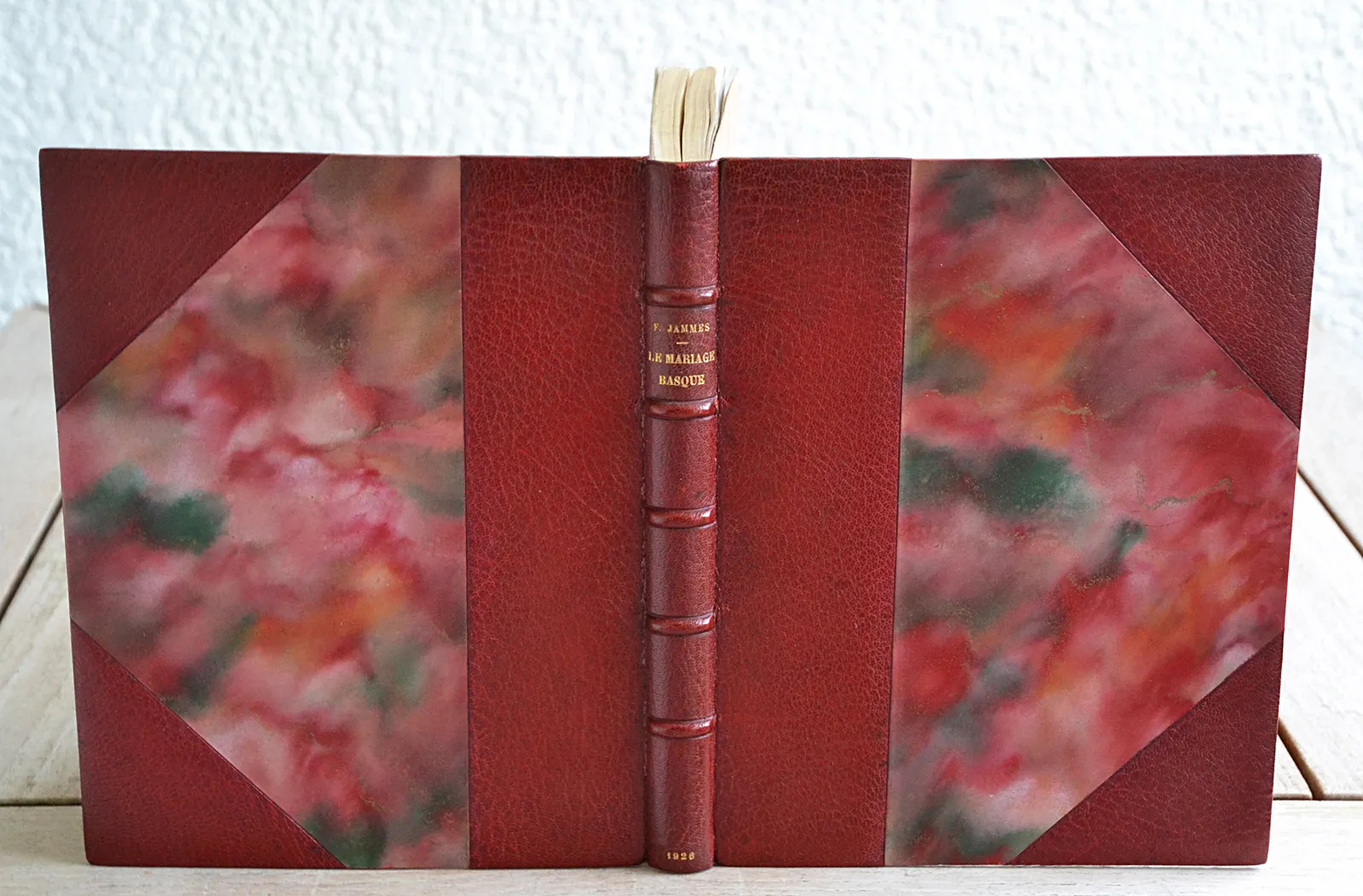 Le mariage basque. (1/9) — JAMMES (Francis), 1926 — Livres basques