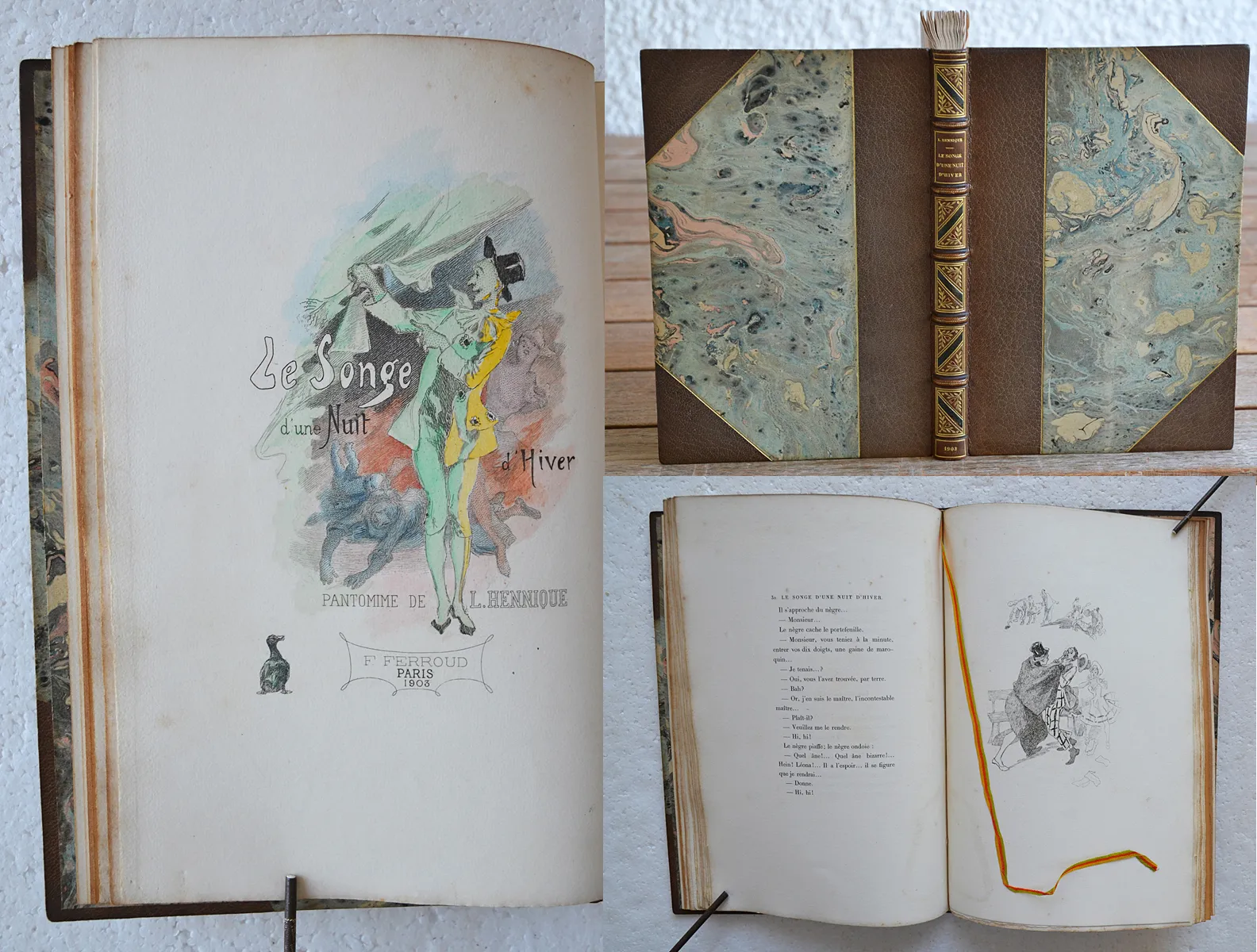 Le songe d’une nuit d’hiver / Pantomime inédite. (1/8) — HENNIQUE (Léon), 1903 — Illustres modernes