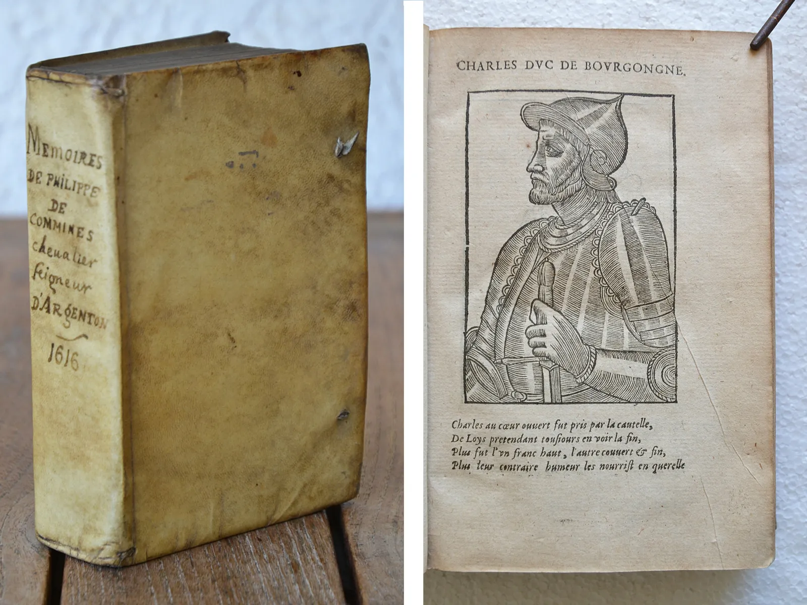 Les Mémoires de Philippe de Commines chevalier, seigneur d’Argenton. (1/12) — COMMINES (Philippe de), 1616 — Histoire
