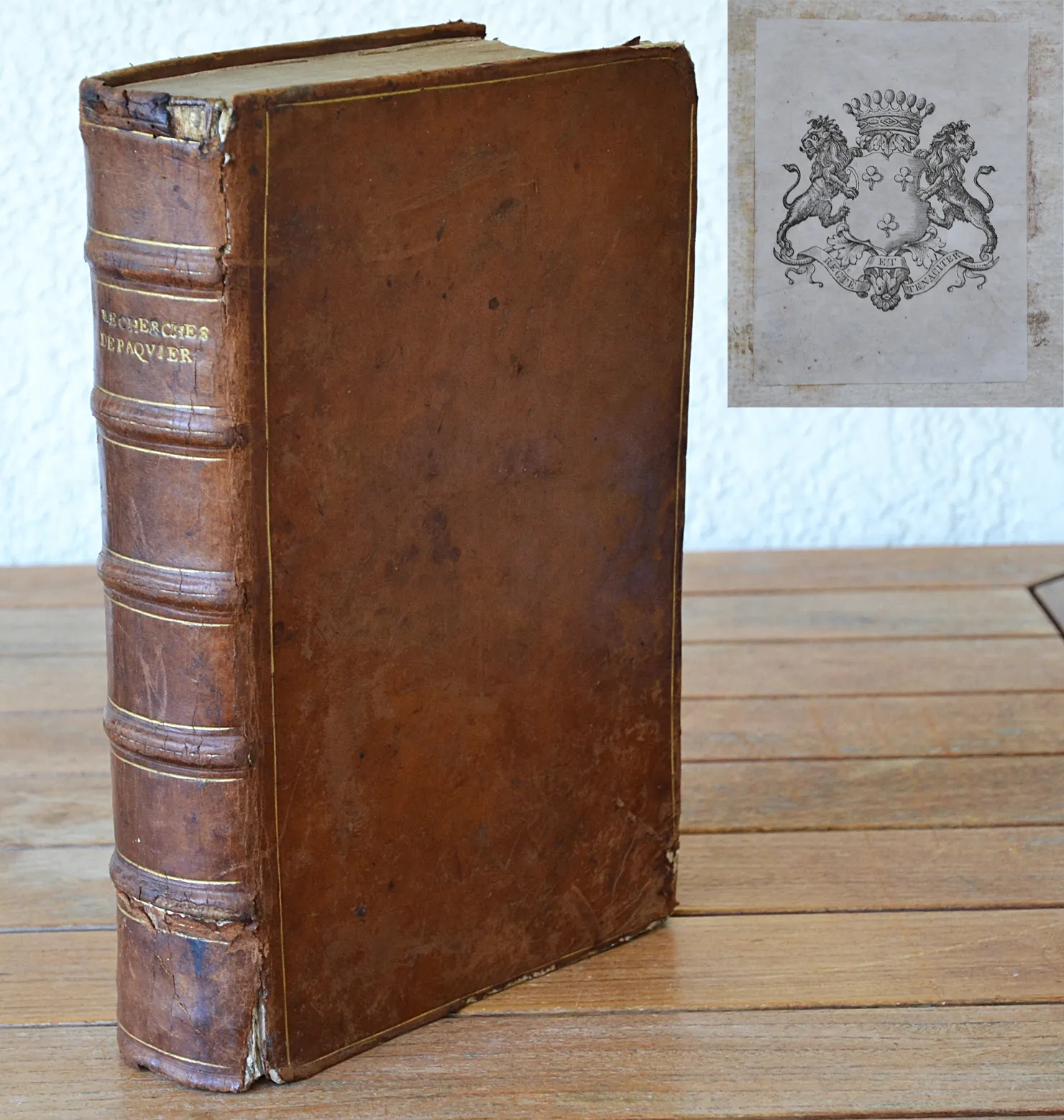 Les recherches de la France. (1/12) — PASQUIER (Étienne), 1643 — Histoire