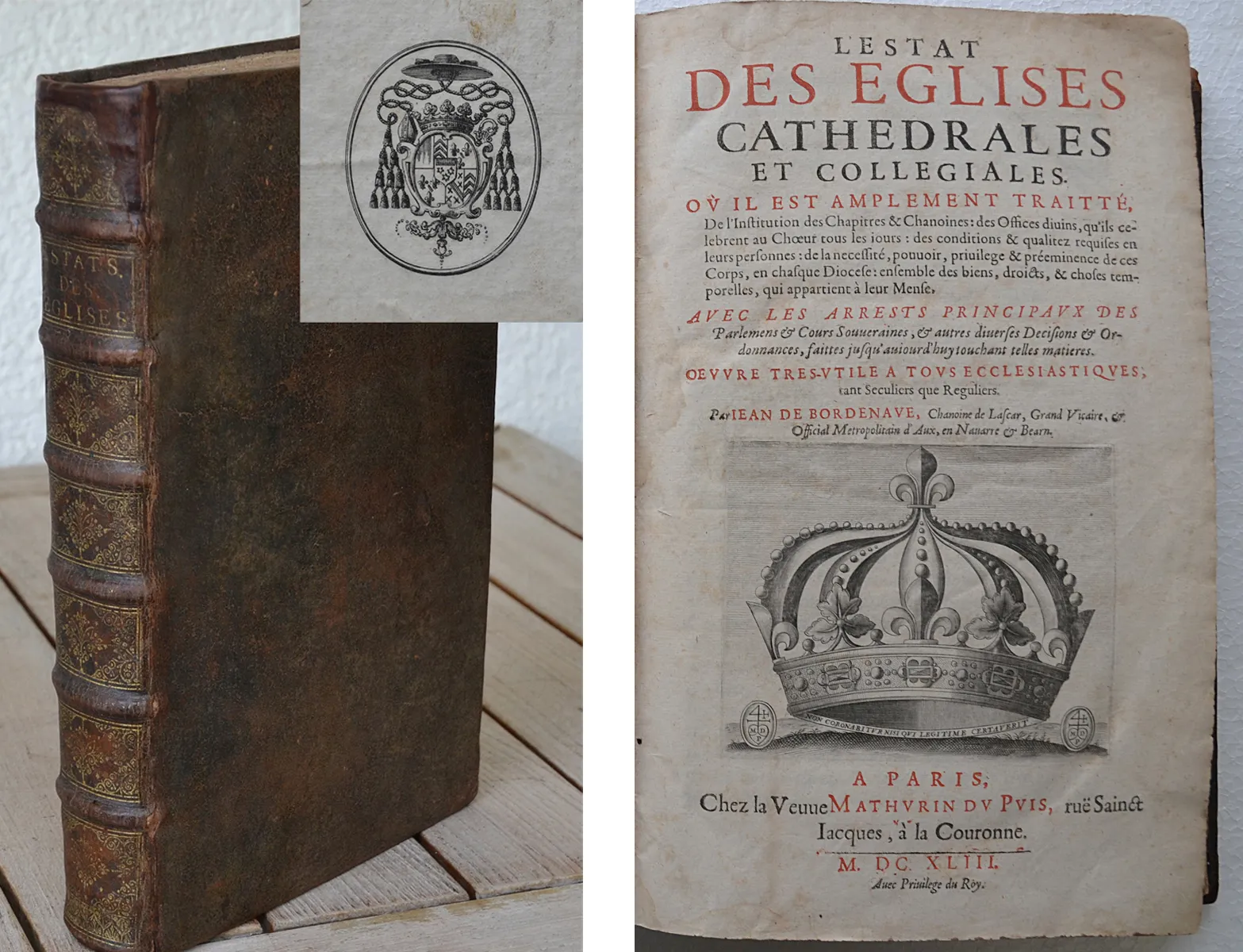 Ouvrage rare et curieux (1/8) — BORDENAVE (Jean de) — Regionalisme