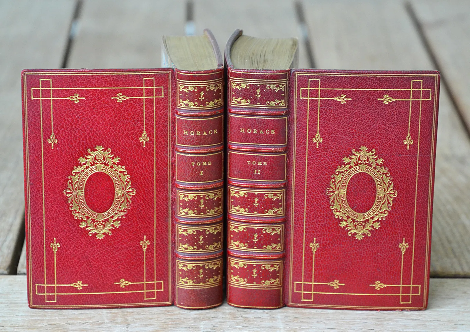 reliure du XIX° siècle (1/16) — HORACE, Quintus Horatius Flaccus, 1763 — Poesie