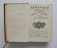 ALMANACH ROYAL, année M. DCC. LXXVIII. (3/11) — [ALMANACH], 1699 — Histoire