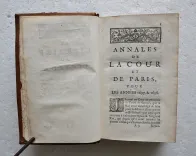 Annales de la cour et de Paris, pour les années 1697 & 1698 (4/12) — [COURTILZ de SANDRAS (Gatien de)], 1697 — Histoire
