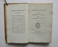 Constitution française, présentée au Roi par l’Assemblée Nationale, le 3 septembre 1791 (2/13) — [CONSTITUTION FRANÇAISE], 1791 — Droit