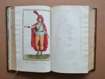 Costumes civils actuels de tous les peuples connus, dessinés d’après nature, gravés et coloriés. (4/12) — GRASSET de SAINT SAUVEUR (Jacques), 1788 — Voyages