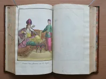Costumes civils actuels de tous les peuples connus, dessinés d’après nature, gravés et coloriés. (6/12) — GRASSET de SAINT SAUVEUR (Jacques), 1788 — Voyages