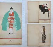 Costumes de théâtre, ballets et divertissements (1/12) — LEPAPE (Georges), 1920 — Mode