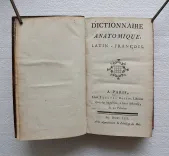 Dictionnaire anatomique, latin-françois (2/12) — [PÉRAS (Jacques)], 1753 — Medecine