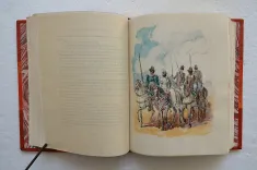 Don Quichotte de la Manche.Traduit par Francis de Miomandre (7/11) — CERVANTES SAAVEDRA (Miguel de) & Mariano Tomas, 1935 — Illustres modernes