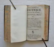 estament politique d’Armand du Plessis, Cardinal Duc de richelieu (9/11) — RICHELIEU, Armand Jean du Plessis (cardinal de ; 1585-1642), 1688 — Editions originales