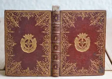 État alphabétique de Mrs les officiers du Corps Royal de l’Artillerie. Année 1774 (1/10) — AIGUILLON (Emmanuel-Armand de Vignerot du Plessis-Richelieu, duc d’), 1774 — Belles reliures