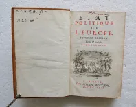 État politique de l’Europe (3/12) — 1739 — Histoire