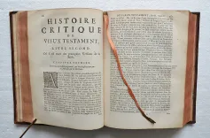 Histoire critique du Vieux Testament. (8/12) — SIMON (le Père Richard), 1685 — Religion