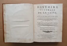Histoire générale de la Chine, ou annales de cet Empire. (4/12) — MOYRIAC de MAILLA (Joseph-Anne-Marie de), 1777 — Voyages