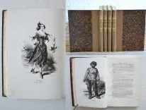 itinérairedu choléra-morbus pestilentiel (1/11) — SUE, Marie-Joseph, dit Eugène (1804-1857), 1845 — Illustres modernes