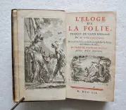 L’éloge de la folie, traduit du latin d’Érasme par M. Gueudeville. (2/12) — ÉRASME (Didier), 1752 — Philosophie