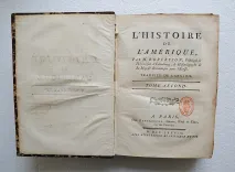 L’histoire de l’Amérique. (6/10) — ROBERTSON (William), 1778 — Voyages