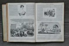 L’Illustration, journal universel (9/12) — [COLLECTIF].« L'Illustration sera, en un mot, un miroir fidèle où viendra se réfléchir, dans toute son activité merveilleuse et son agitation si variée, la vie de la société au dix-neuvième siècle. » (note des éditeurs), 1843 — Revues