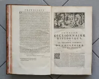 Le grand dictionnaire historique, ou le mélange curieux de l’histoire sacrée et profane (7/8) — MORERI (Louis), 1740 — Dictionnaires