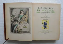 Les contes – Décaméron, traduit de l’italien par Antoine Le Maçon / Les cinq premières journées. (4/12) — BOCCACE, Giovanni Boccaccio, dit (1313-1375), 1934 — Illustres modernes