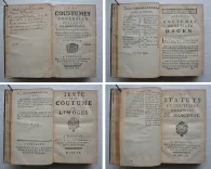 les coutumes générales de la ville de Bourdeaux, sénéchaussée de Guyenne, & Païs de Bourdelois (3/7) — [COUTUMIER], 1760 — Livres basques