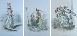 Les fleurs animées (6/14) — GRANVILLE, Jean Ignace Isidore Gérard, dit, 1847 — Illustres modernes