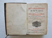 Les Métamorphoses, avec des explications à la fin de chaque fable. (4/12) — OVIDE, Publius Ovidius Naso, 1701 — Litterature