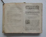 Les tapisseries historiques (6/9) — CAMUS (Jean-Pierre), 1644 — Litterature