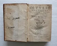 Les œuvres poétiques de Mr. Bertaut, Evêque de Sées, Abbé d’Aunay, premier Aumosnier de la Reine. (1/16) — BERTAUT (Jean), 1633 — Poesie
