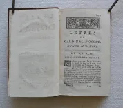 Lettres du cardinal d’Ossat, avec des notes historiques & politiques de Mr. Amelot de La Houssaie. (8/12) — OSSAT (Arnaud d'), 1697 — Histoire