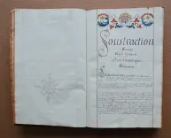 Livre d’arithmétique contenant les règles utiles pour le commerce et autres avec leurs explications. (4/12) — [MANUSCRIT], 1785 — Sciences