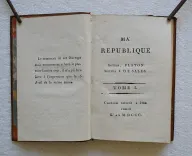 Ma République. (5/12) — DELISLE de SALES (Jean-Baptiste-Claude), 1791 — Litterature
