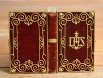 Novas horas marianas pequenas para uso da mocidade (1/12) — ROQUETTE (José Ignacio), 1857 — Belles reliures