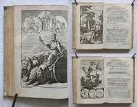 Pantheum mythicum, seu fabulosa deorum historia (5/11) — POMEY (François-Antoine), 1777 — Illustres anciens