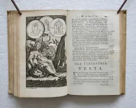 Pantheum mythicum, seu fabulosa deorum historia (7/11) — POMEY (François-Antoine), 1777 — Illustres anciens