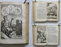 Pantheum mythicum, seu fabulosa deorum historia (9/11) — POMEY (François-Antoine), 1777 — Illustres anciens