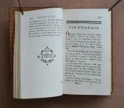 reliure du XIX° siècle (6/16) — HORACE, Quintus Horatius Flaccus, 1763 — Poesie