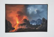 Souvenir de Naples (14/15) — [ALBUM de GOUACHES NAPOLITAINES], 1868 — Voyages