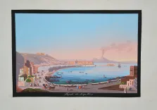 Souvenir de Naples (3/15) — [ALBUM de GOUACHES NAPOLITAINES], 1868 — Voyages