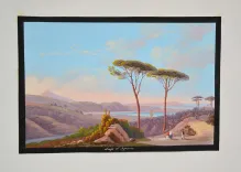 Souvenir de Naples (8/15) — [ALBUM de GOUACHES NAPOLITAINES], 1868 — Voyages