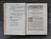 Treze livres des parlemens de France. (6/13) — LA ROCHE FLAVIN (Bernard de), 1617 — Droit