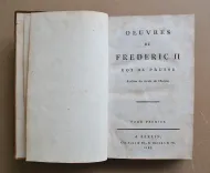 Œuvres de Frédéric II, roi de Prusse. Publiées du vivant de l’auteur (2/8) — FRÉDÉRIC II, roi de Prusse (dit le Grand), 1789 — Histoire