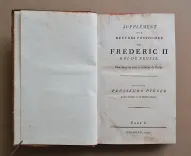 Œuvres de Frédéric II, roi de Prusse. Publiées du vivant de l’auteur (4/8) — FRÉDÉRIC II, roi de Prusse (dit le Grand), 1789 — Histoire